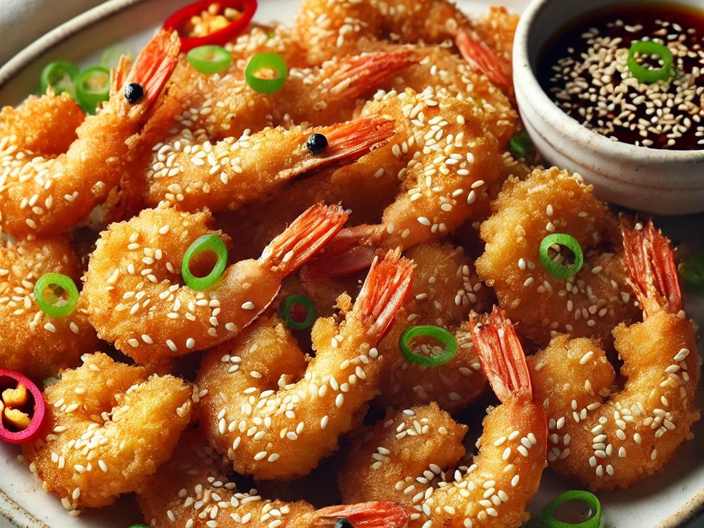 Sesame shrimp