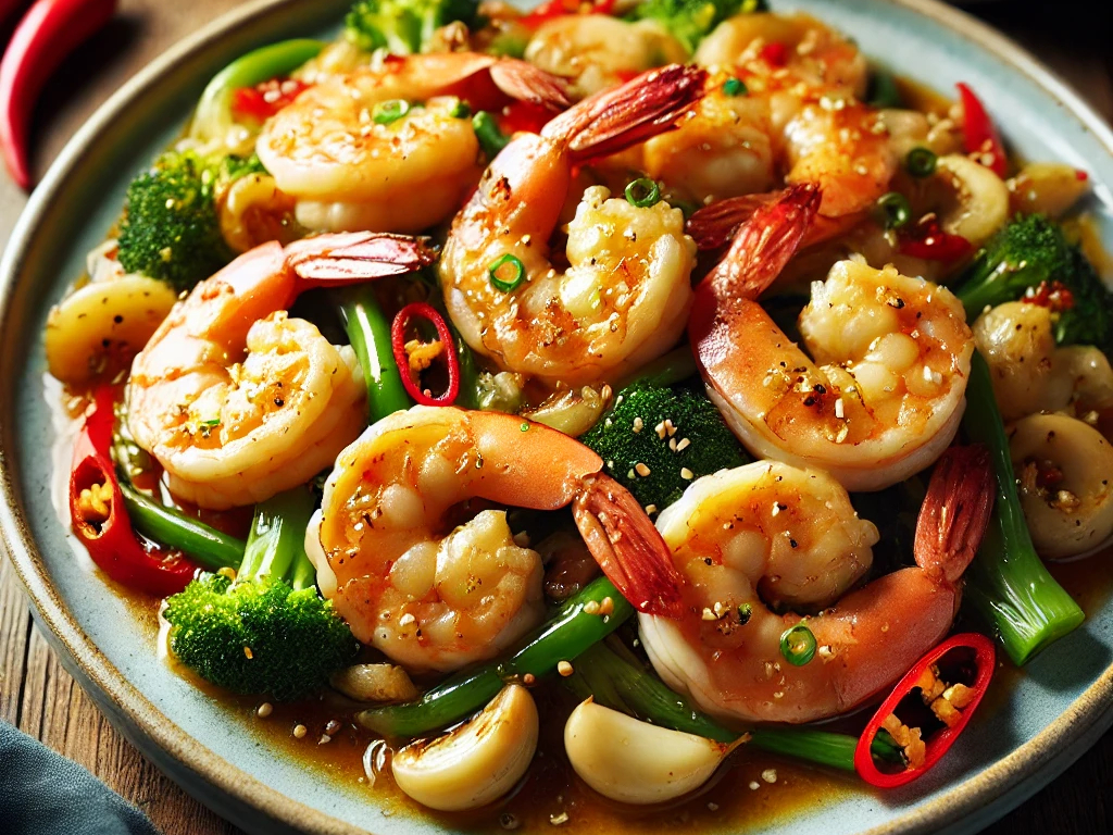 stir fried shrimp